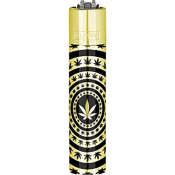 Zapalovač Clipper zapalovač v dárkovém balení Leaves Pattern Varianty: Leaves Pattern Gold