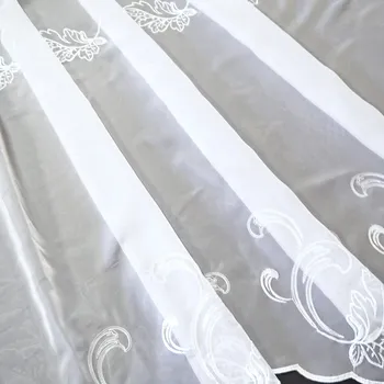 Záclona Voálová záclona Goza bez obšití 190