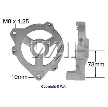Víko alternátoru - Delco 10495358