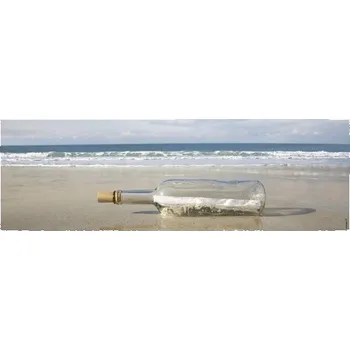 Obklad Koupelnová zádní stěna mySPOTTI aqua Message in.. 140x45 cm