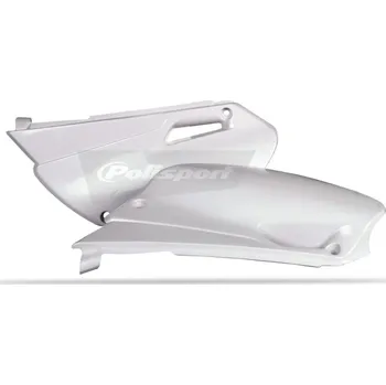 Boční číslové tabulky POLISPORT (pár) bílá 8602400001