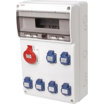 modulární přístroj a rozvaděč v1520 - ZSF60100000.V /3952 Zásuvková skříň IP44 pouze vydrátovaná