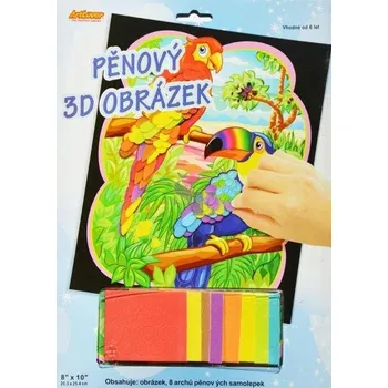 Mozaiková sada Kreativní mozaika 3D Papoušci 3DF-EP100