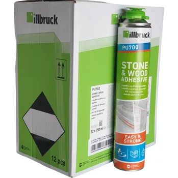 Průmyslové lepidlo ILLBRUCK PU 700, lepidlo nejen na dřevo a kámen, D4 Balení: 12 ks v kartónu