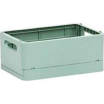 Úložný box FORMA Skládací úložný box Joe 39, M, šedozelený