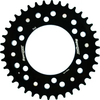 Řetězová sada pro motocykl Rozeta SUPERSPROX STEALTH RST-745:39-BLK černý 39 zubů, 525