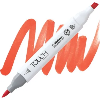 Lihová fixa TOUCH oboustranná Brush & Chisel, R22 French vermilion