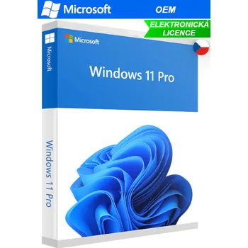 Operační systém Microsoft Windows Windows 11 Pro OEM, 32/64 bit, CZ, FQC-10525, EU druhotná licence - ESD
