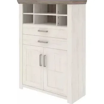 Komoda Kombinovaná komoda York typ 16 Dub artisan/ šedá antracit