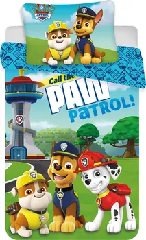 Ložní povlečení Jerry Fabrics Paw Patrol 121 Baby 100 x 135, 40 x 60 cm zipový uzávěr