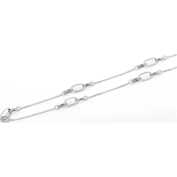 Náhrdelník Zlatý náhrdelník z bílého zlata ZLNAH103F 42-45 cm + DÁREK ZDARMA