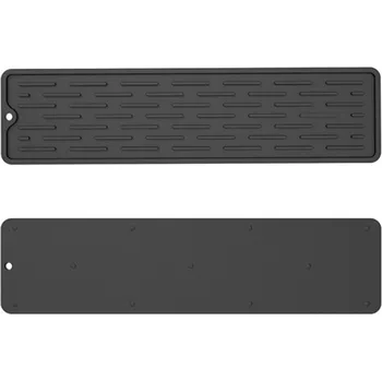 Praktická odkapávací podložka s drážkami Barva: Černá