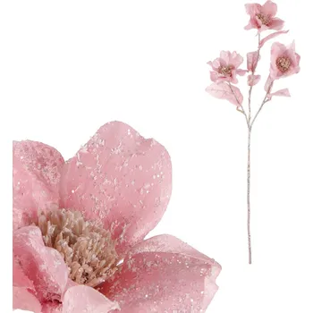 umělá květina Autronic Sasanka, umělá květina, barva růžová. UKK274-PINK, sada 3 ks