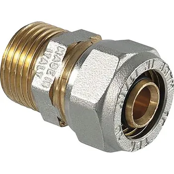 Instalatérský materiál Šroubovací fitink TDM AL/PEX přechod 20xM1/2 10ks