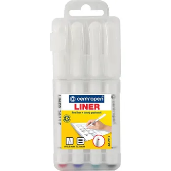 Liner CENTROPEN 2811 - sada 4 ks, 0,3 mm
