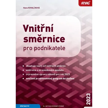 Vnitřní směrnice pro podnikatele 2023 - Hana Kovalíková (2023, brožovaná)