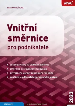 Vnitřní směrnice pro podnikatele 2023 - Hana Kovalíková (2023, brožovaná)