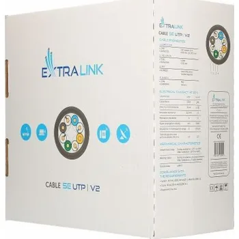 Síťový kabel Kabel sieciowy CAT5E UTP wewnętrzny 305m