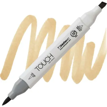 Lihová fixa TOUCH oboustranná Brush & Chisel, BR114 Pale camel