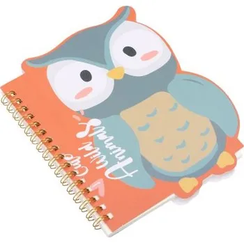 Dřevěná hračka Wiky Notes 16x17 cm, 50 stran - zvířátka Druh: Sova