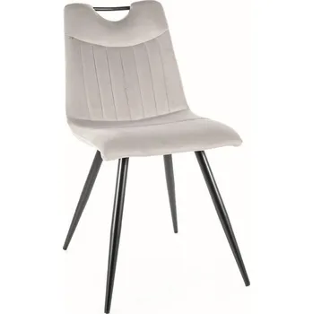 Jídelní židle Jídelní židle světle šedá ORFE VELVET