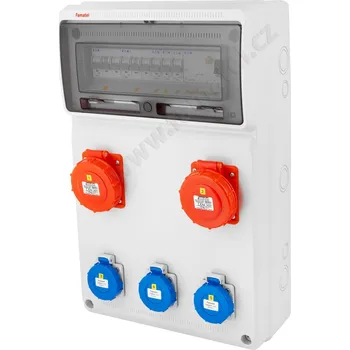 modulární přístroj a rozvaděč v4656 - ZSF30200000.1 /3952 Zásuvková skříň IP65 jištěná s chráničem 40/4/003