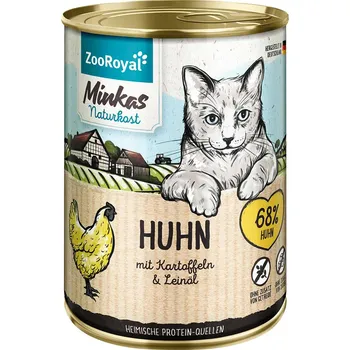 Krmivo pro kočku ZooRoyal Minkas kuře s brambory 6 × 400 g