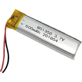Li-Pol baterie 500mAh, 3.7V, 801350