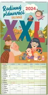 Kancelář Presco Group Nástěnný kalendář Rodinný plánovací XXL 2024