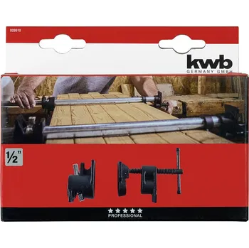 Truhlářská svěrka Trubkové svorky ½″ pro zpracování dřeva kwb 928610