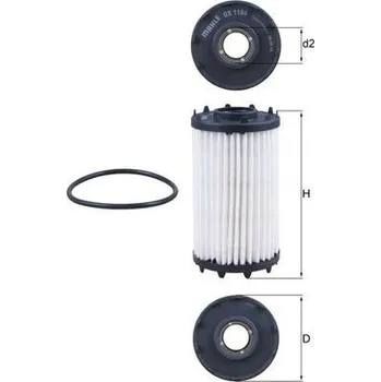 Filtr do auta Olejový filtr MAHLE OX 1184D