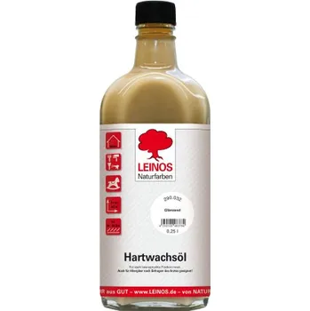 barva a nátěr na dřevo LEINOS 290.032 - Tvrdovoskový olej bezbarvý lesklý 0,25lt LEINOS L-290.032 000250