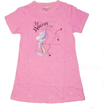 Dívčí oblečení Dívčí noční košile KUGO MN1769, růžová