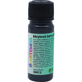 Výtvarná barva ARTEMISS Matná univerzální barva Vyberte velikost: 12g, Vyberte odstín: 54 karmínová