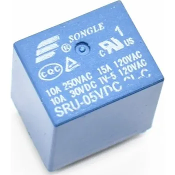 Relé Relé SRU-05VDC-SL-A, 5V DC/250V AC 10A