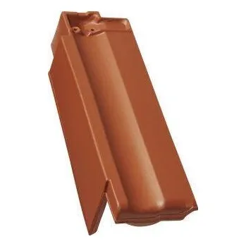 pálená krytina Tondach Contiton 12 tmavě hnědá engoba krajní levá (Stodo 12)