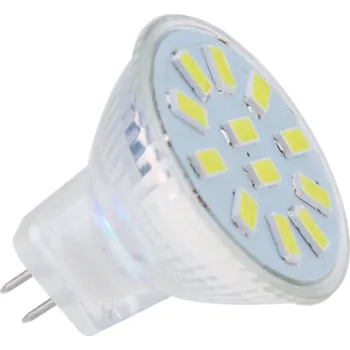 Žárovka LED žárovka MR11 12x 5730 3W, 320lm, 120°, přírodní bílá