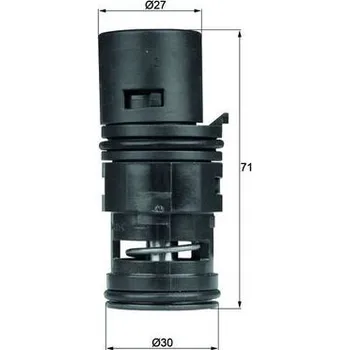 Automobilové těsnění Termostat, chlazení oleje MAHLE TO 7 80