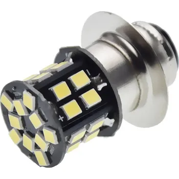 Autožárovka P15D, 30 SMD LED, 6V - Bílá