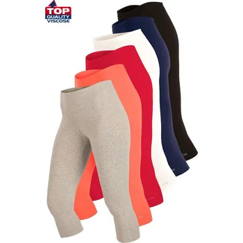 Dámská móda Bambusové legíny LITEX v 3/4 délce M bílá