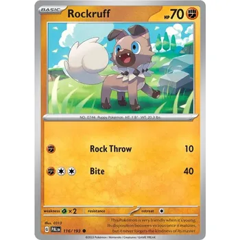 Sběratelská karetní hra Rockruff 116/193 - Paldea Evolved Typ karty: Non-Holo