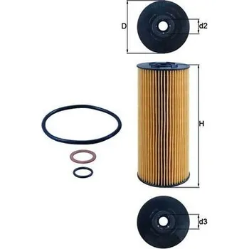 Olejový filtr Olejový filtr MAHLE OX 137D2