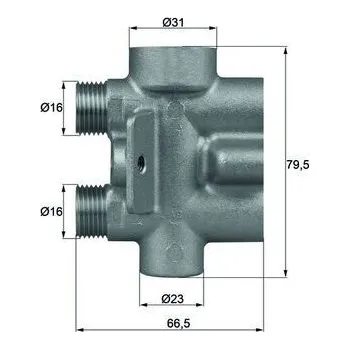 Automobilové těsnění Termostat, chlazení oleje MAHLE TO 9 75