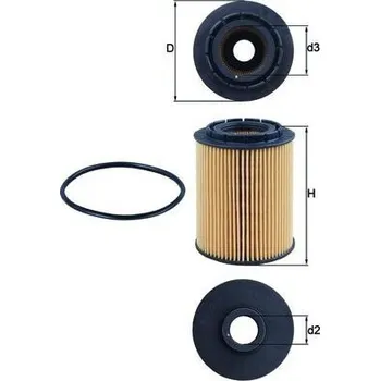 Olejový filtr Olejový filtr MAHLE OX 160D