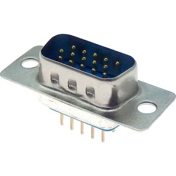 Elektrická zásuvka Konektor D-SUB DB15 (DE15), 3 řady, samec