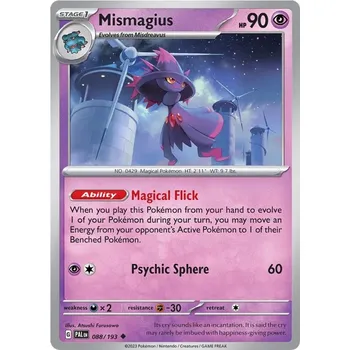 Sběratelská karetní hra Mismagius 088/193 - Paldea Evolved Typ karty: Non-Holo