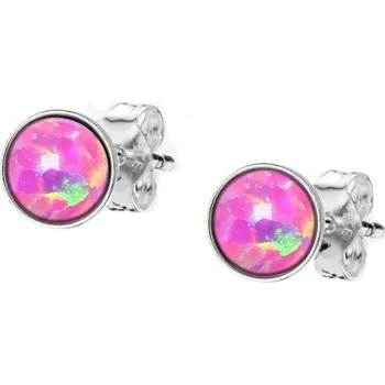 Náušnice NUBIS® Stříbrné opálové náušnice - NBP36-OP22