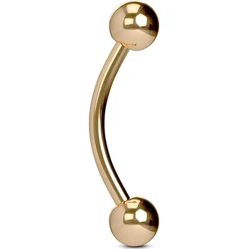 Piercing Šperky4U Piercing do obočí, barva růžové zlato - OB01046RD-1208