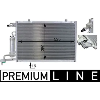 Výparník klimatizace Kondenzátor, klimatizace MAHLE AC 7 000P