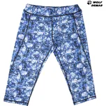 Dámské 3/4 legíny WOLF H2143B modré